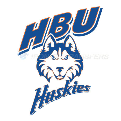 Houston Baptist Huskies Logo T-shirts Iron On Transfers N4570